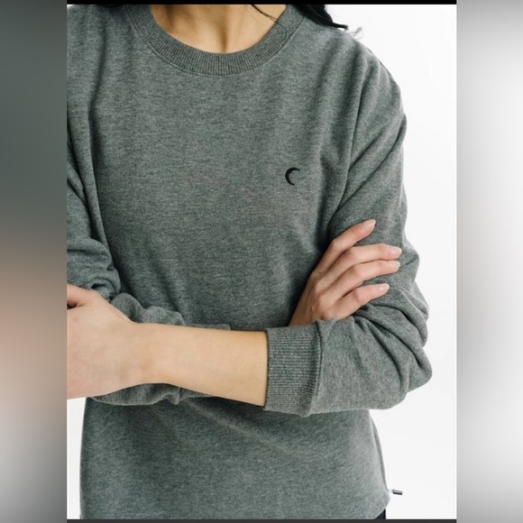 ZYIA ENERGETIC CREWNECK ZIPPER SWEATSHIRT GRAY SIZE XXL EUC - Picture 3 of 5